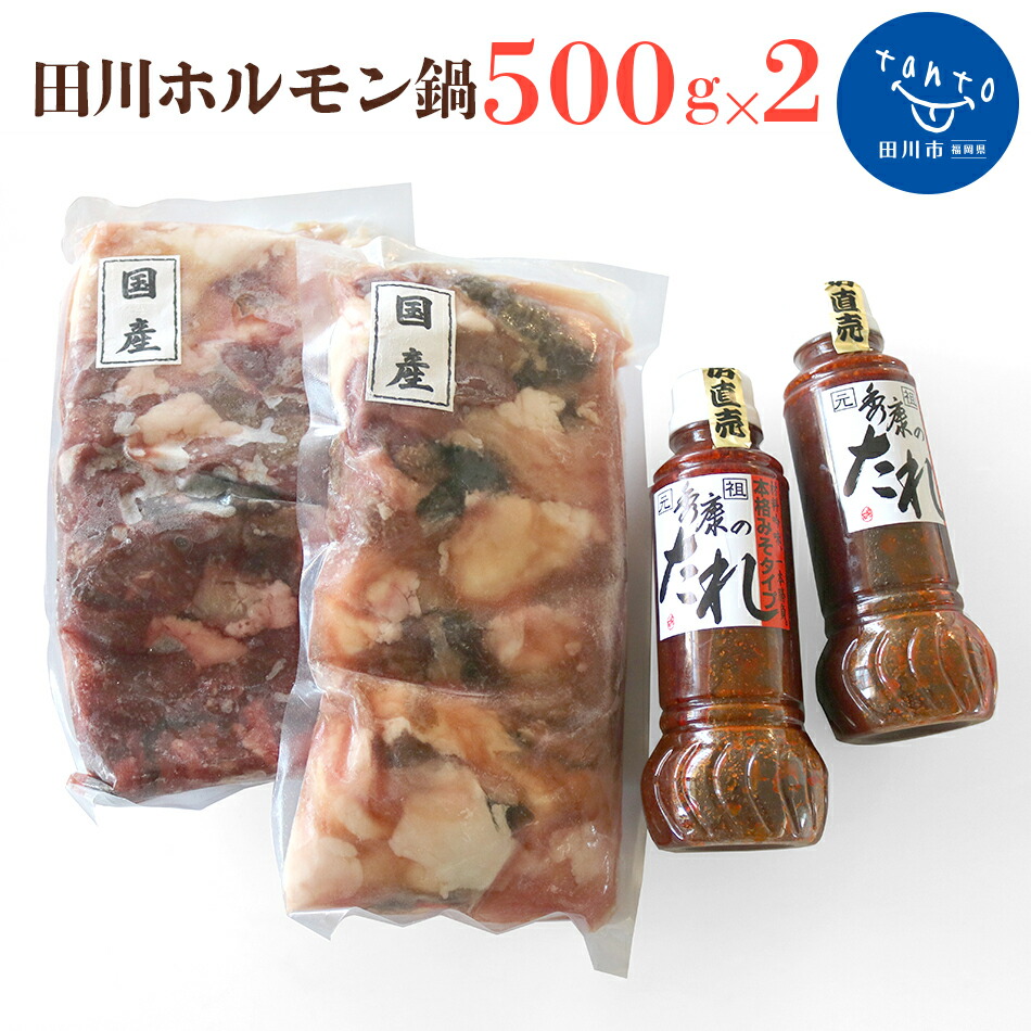 【ふるさと納税】田川ホルモン鍋　500ｇ×2 お取り寄せグルメ　お取り寄せ 福岡 お土産 九州 ご当地グルメ 福岡土産 取り寄せ 福岡県 食品