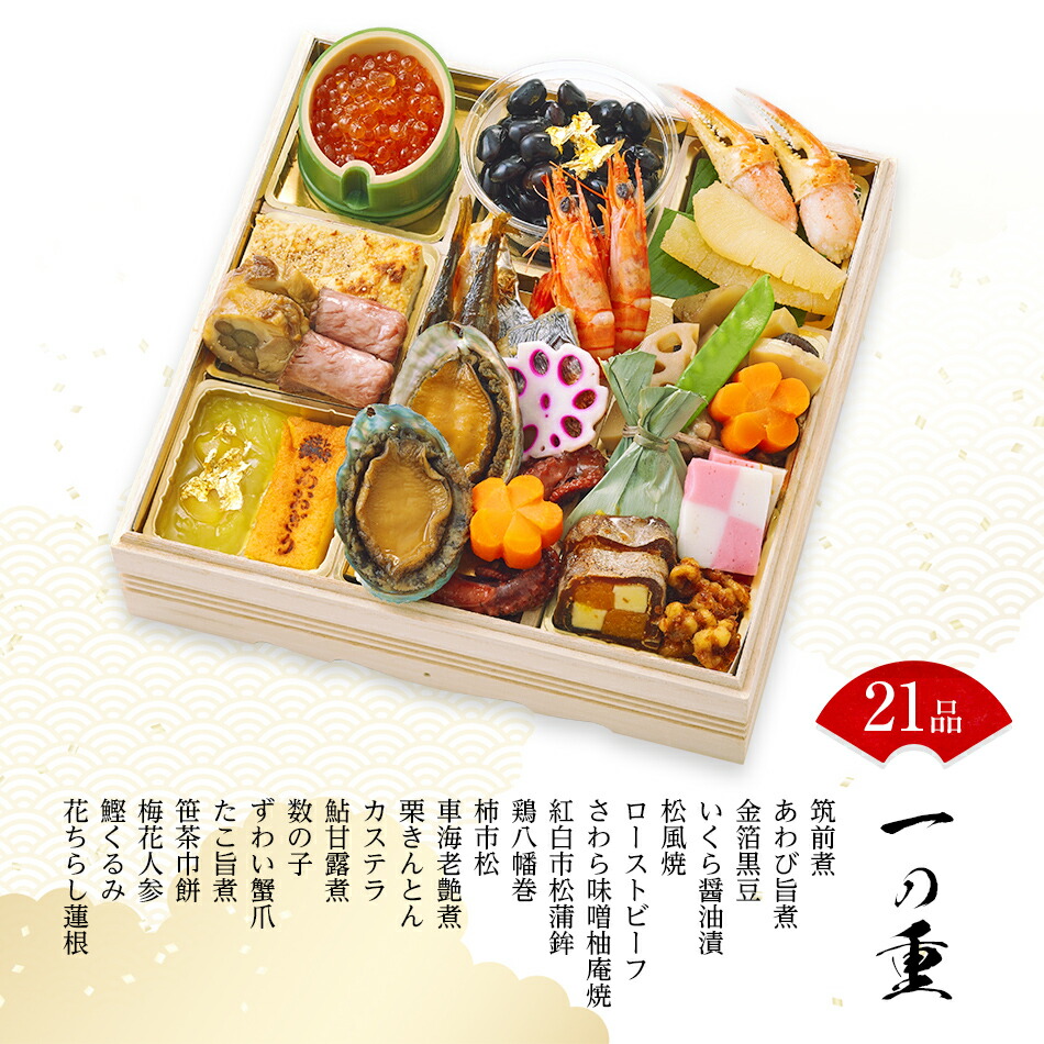 ふるなび ふるさと納税 おせち 令和4年12月31日にお届け 料亭あおぎり 