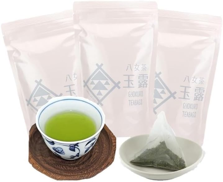 【ふるさと納税】八女茶玉露100% 玉露ティーバッグ5g×18個×3袋 ＜岩崎園製茶＞ 茶 日本茶 お茶 玉露 緑茶 茶葉 八女茶 お湯だし 水出し 福岡県 八女市