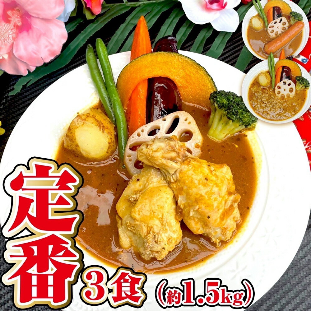 楽天市場】【ふるさと納税】冷凍スープカレー 極み 3食セット 合計約 