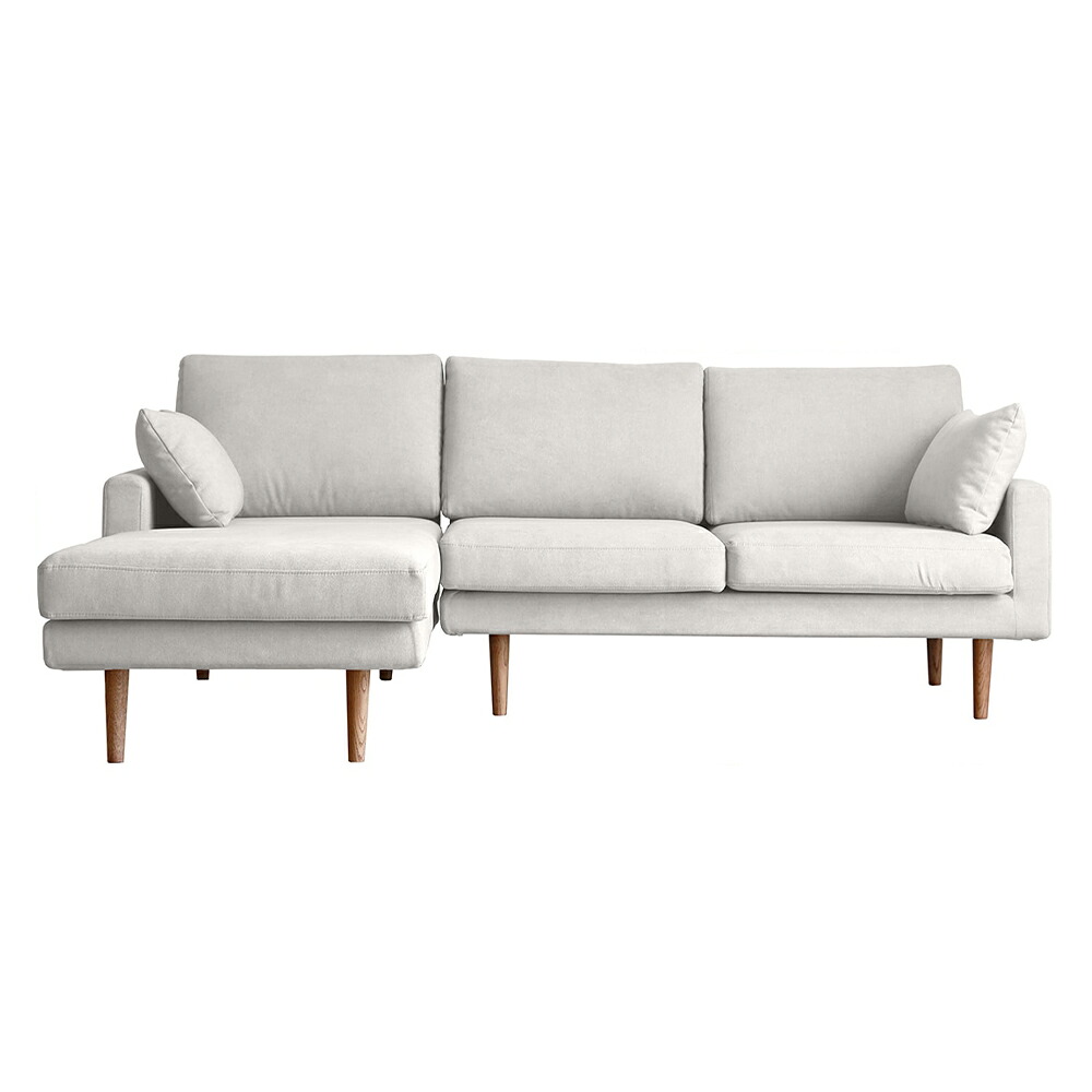 【ふるさと納税】【原料品・色合いを選べる】高野大工仕事 LEO SOFA レオ寝椅子 カウチタイプシェーズロング（左肘）+2人掛け（右肘） オーク材脚 / ウォルナット脚 【5年引き受ける】 5色取りひろげる 油絵の具塗り付ける ウレタン質問用紙 腰かけ イス 腰かけ 調度品 室内装飾 福岡県 筑後市 貨物輸送無料