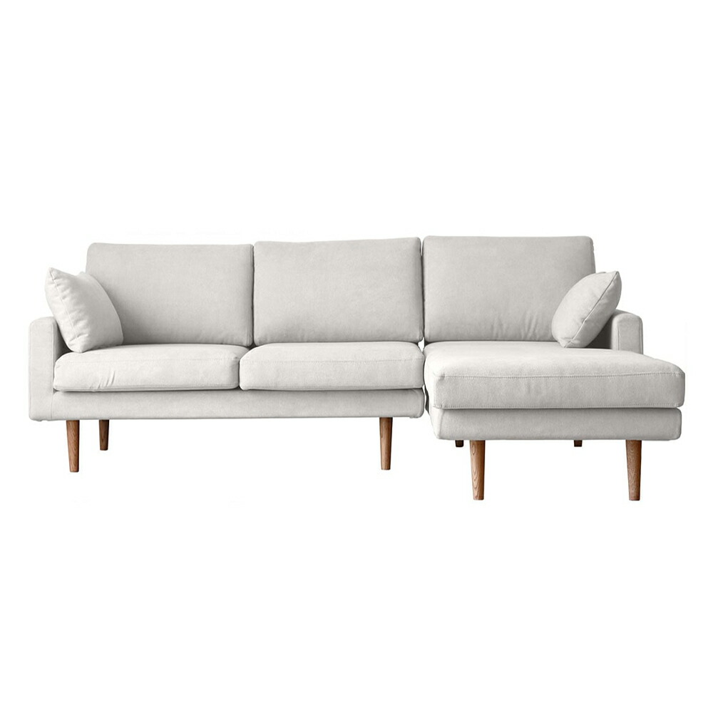 【ふるさと納税】【原料品・色合いを選べる】高野大工仕事 LEO SOFA レオ寝椅子 カウチタイプ 2人掛け（左肘）+シェーズロング（右肘） オーク材脚 / ウォルナット脚 【5年引き受ける】 5色取りひろげる 油絵の具塗り付ける ウレタン質問用紙 腰かけ イス 腰かけ 調度品 室内装飾 福岡県 筑後市 貨物輸送無料