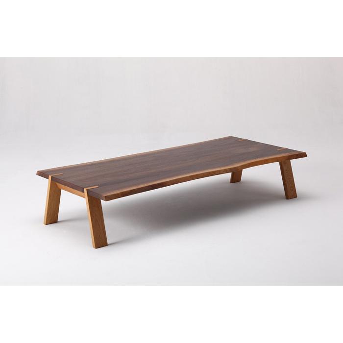【ふるさと納税】kitoki IK49 mimi low table180&times;80&times;36／ミミローテーブル(WN) | 家具 ファニチャー 人気 おすすめ 送料無料｜福岡県大川市 325,350円