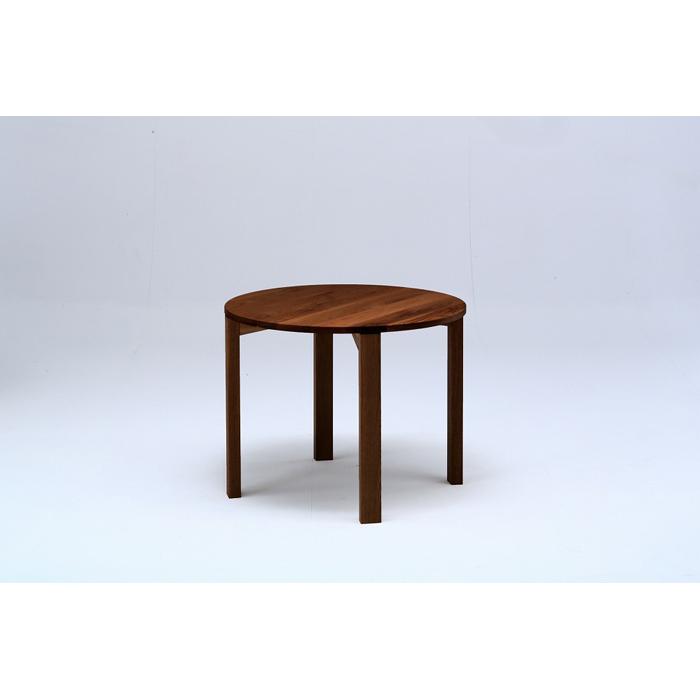 【ふるさと納税】kotiki IK52 maru tableΦ100×70/マルテーブル(WN) 4本脚 | 家具 ファニチャー 人気 おすすめ 送料無料|福岡県大川市