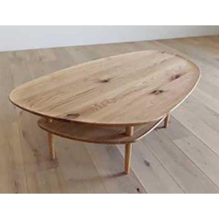 【ふるさと納税】BORDO Clam Table 105 oak | 家具 ファニチャー 人気 おすすめ 送料無料｜福岡県大川市