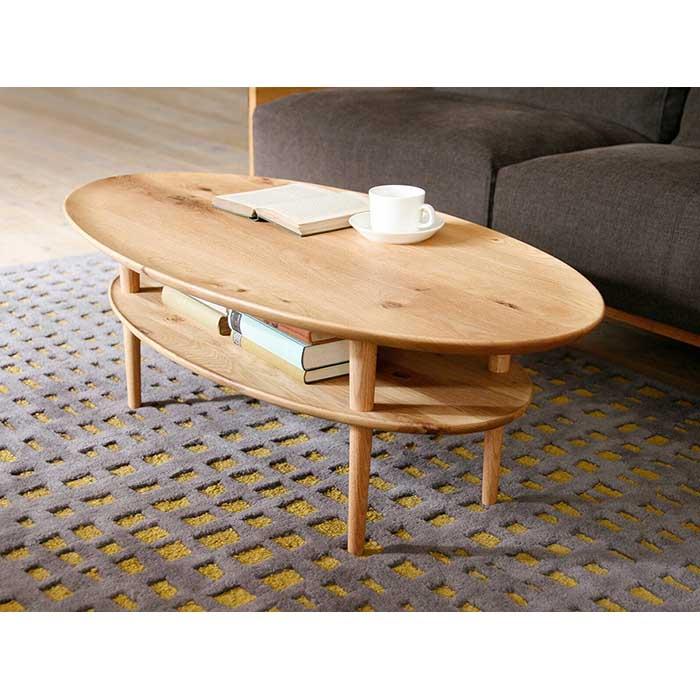 未使用品】 LEGARE Oval Table 105 oak acornproperties.co.uk