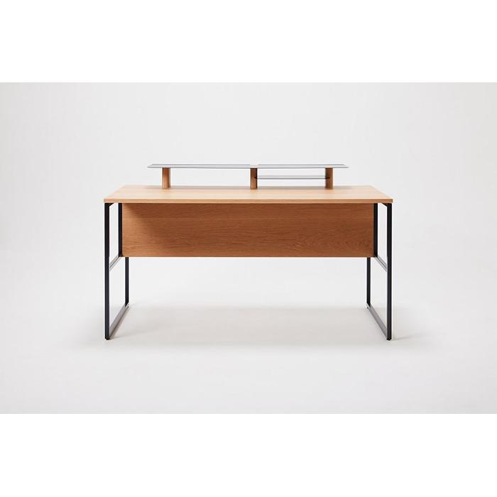 【ふるさと納税】パソコンデスク リモートワーク オーク 120 シェルフ大付 WAAKstation2OK 1207 shelf | 家具 ファニチャー 人気 おすすめ 送料無料