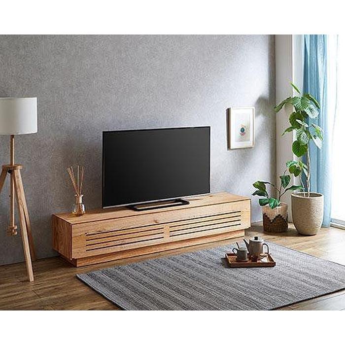 【ふるさと納税】【開梱設置】テレビ台 ルーチェ 無垢 センダン 幅154-204cm TV テレビボード TV台 TVボード ローボード 家具 | 天然木 おしゃれ モダン リビング 大川家具 収納 大川市 完成品 364,500円
