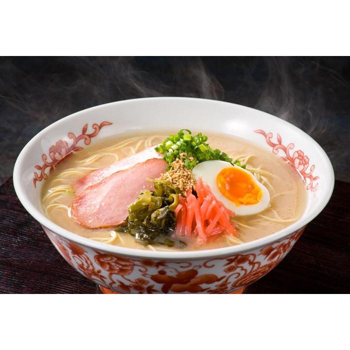 【ふるさと納税】こってりとんこつラーメン 具付き10食 | 博多 ラーメン とんこつ 濃厚 こってり 名物 お土産 お取り寄せグルメ 取り寄せ グルメ 食品 お取り寄せ らーめん ご当地ラーメン お取り寄せラーメン 麺 めん 麺類 セット 豚骨