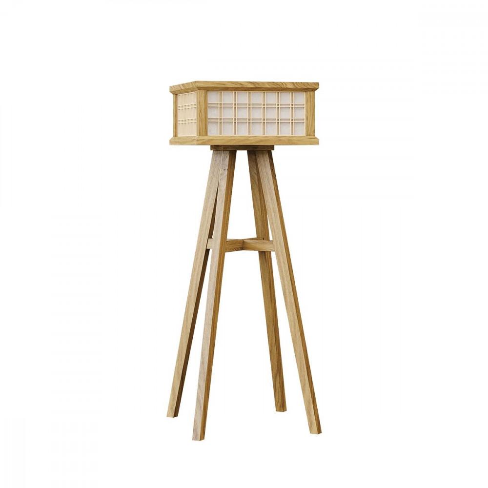 【ふるさと納税】組子行燈 雅 3797/OAK | 照明器具　行燈　組子行燈