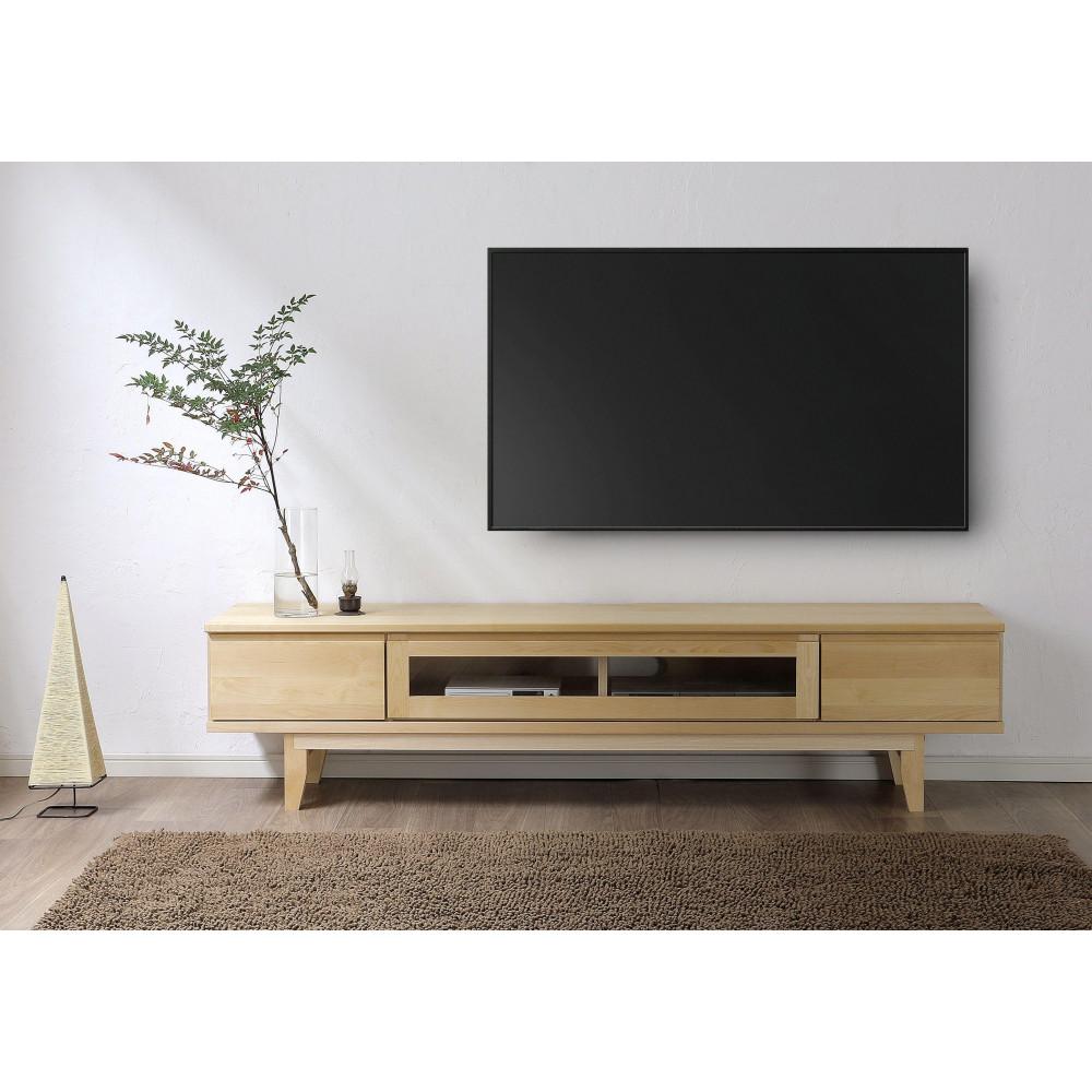 【ふるさと納税】大川家具 幅180cm テレビボード 無垢材 -lahm-ラーム | インテリア ファニチャー 人気 おすすめ 送料無料｜福岡県大川市