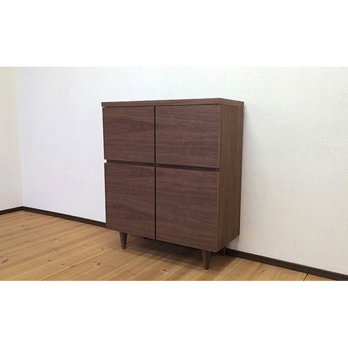 【ふるさと納税】FAX・電話台にも使えるおしゃれなキャビネット 家具 棚 キャビネット ラック リビングボード サイドボード 飾り棚 食器棚 本棚 MUFactory | おしゃれ 木製 アンティーク 天然木 インテリア 北欧 工芸品 大川家具 大川 高級 木 モダン 和風 コード穴 奥行25 81,125円