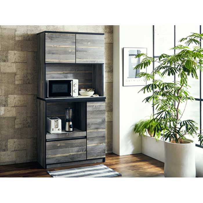 楽天市場】【ふるさと納税】【開梱設置】食器棚 レンジ台 幅88.8