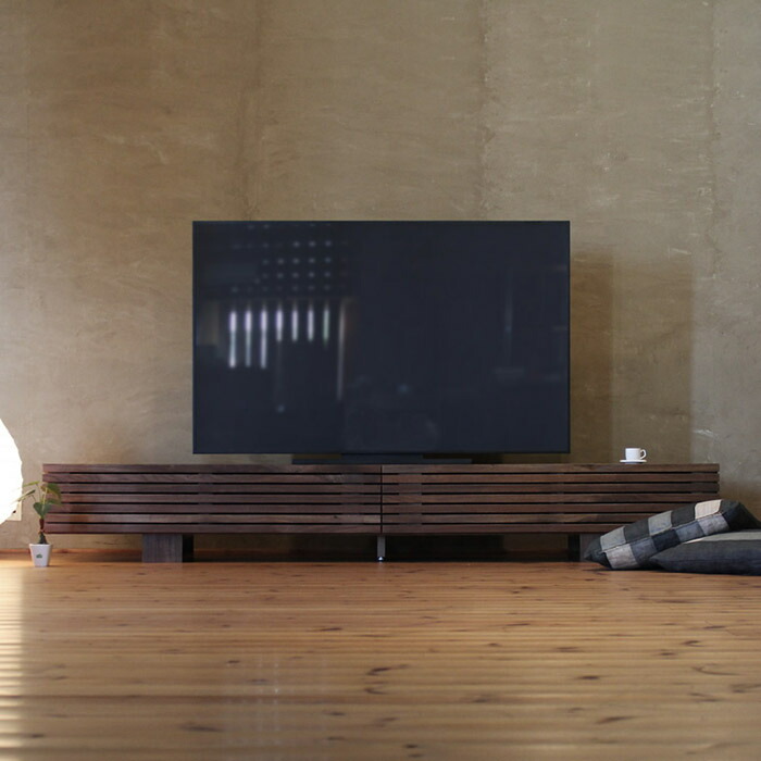 【ふるさと納税】テレビボード　SLIT29-2400-wa　240cm　WAプラス　大川市｜福岡県大川市