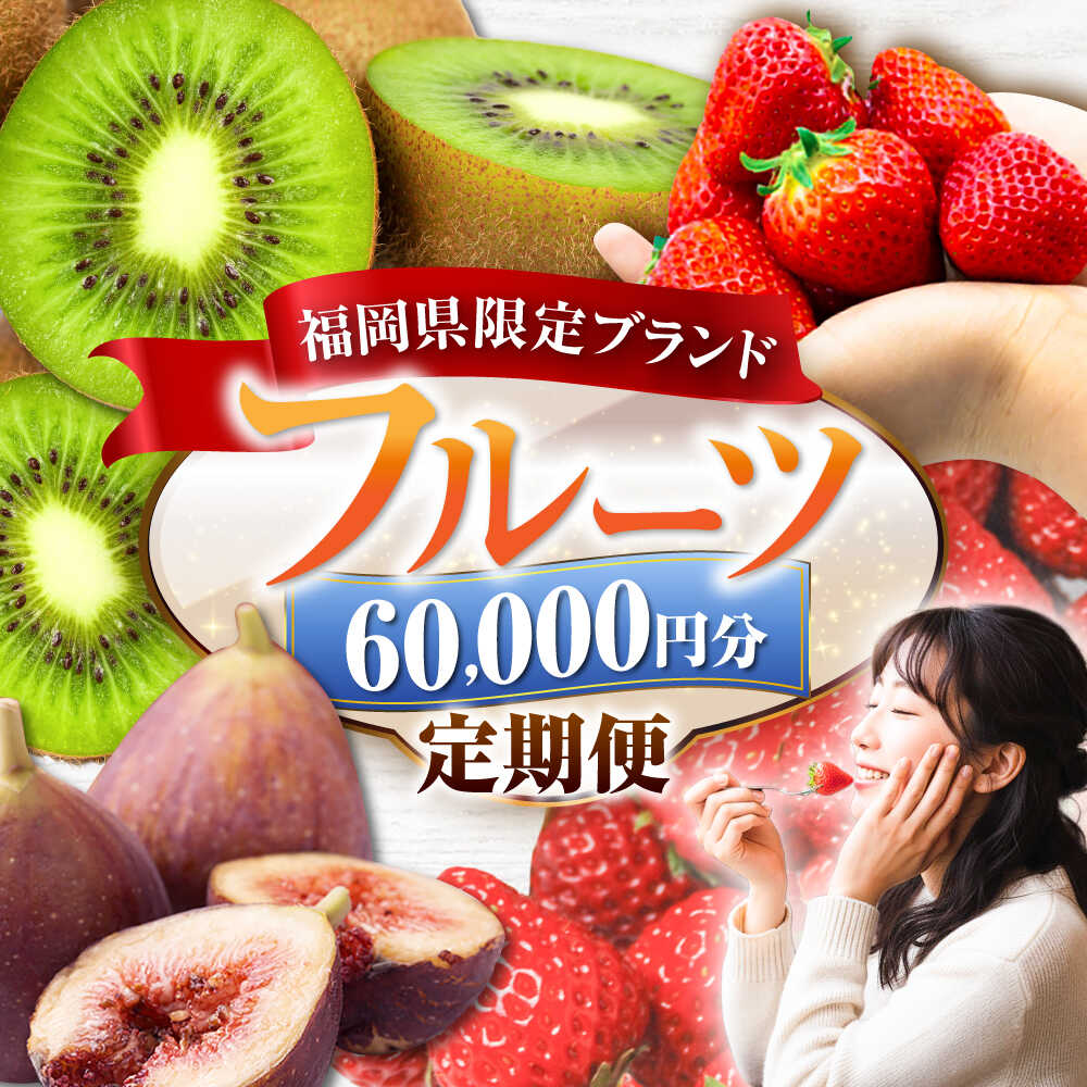 【ふるさと納税】【全4回定期便】フルーツ定期便 6万円コース(あまおう2種＆いちじく＆キウイ) 《豊前市》【豊前市定期便】[VZZ017] 39,000円