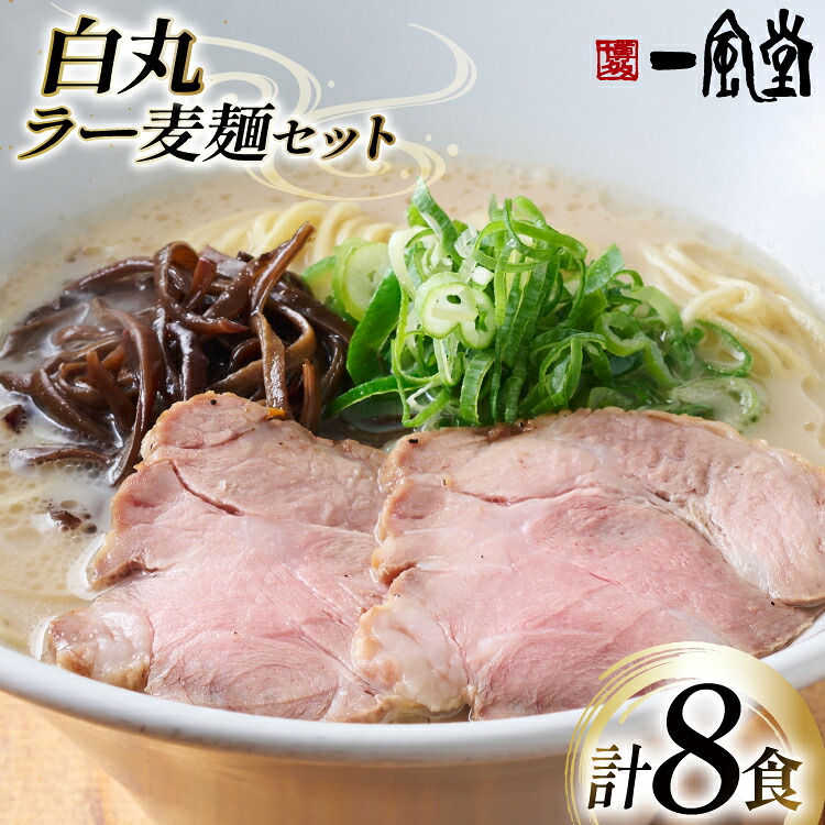 【ふるさと納税】 ラーメン 九州 一風堂 白丸ラー麦麺 セット [フーデリジェンス 福岡県 筑紫野市 21761093] 博多 ラーメンセット らーめん 細麺 とんこつ とんこつラーメン