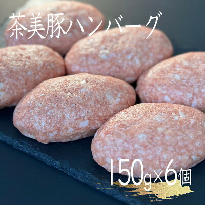 【ふるさと納税】極み茶美豚ハンバーグ 150g×6パック【配送不可地域：離島】【1517958】