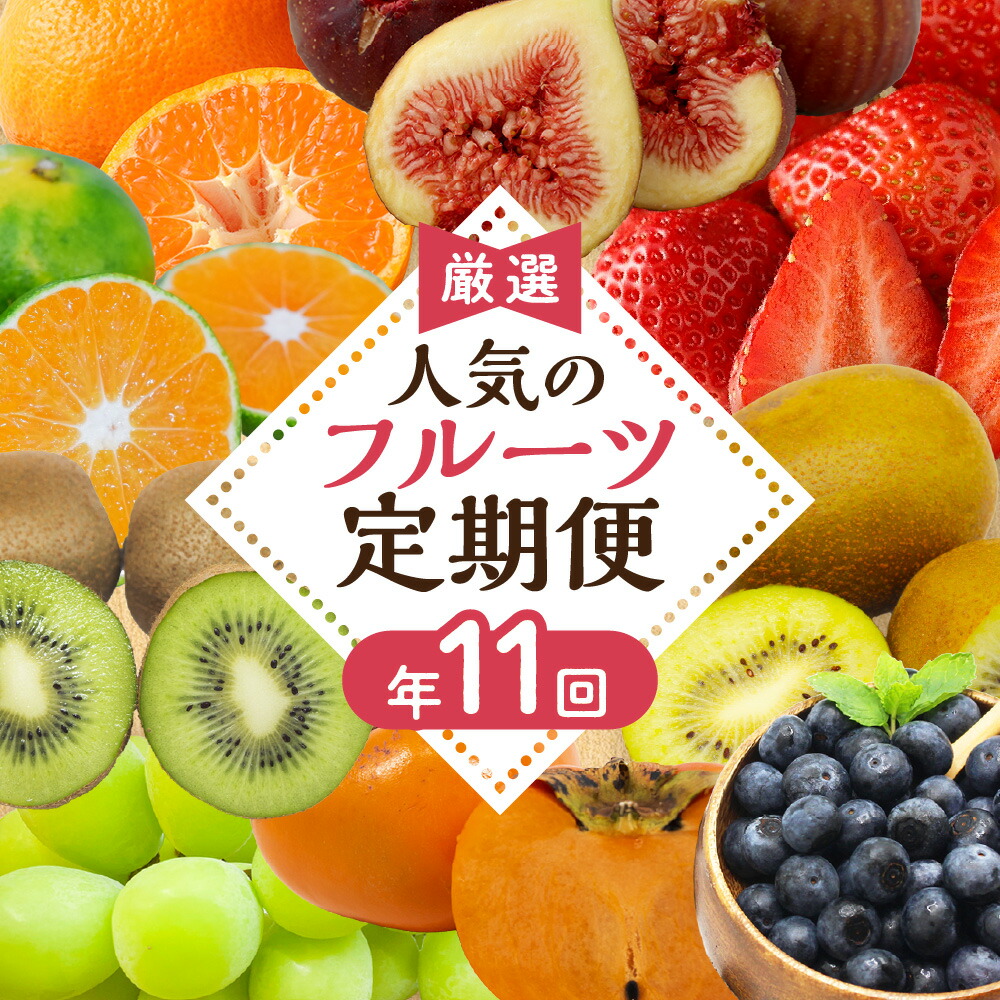 【ふるさと納税】【定期便/年11回】JAむなかた厳選！旬のフルーツ定期便【JAほたるの里】_HB0171 送料無料 数量限定 旬 旬の時期 定期便 みかん いちじく とよみつひめ いちご あまおう キウイ 柿 ブルーベリー おいしい フルーツ 果物 贈答 ボリューム お楽しみ 宗像 福岡