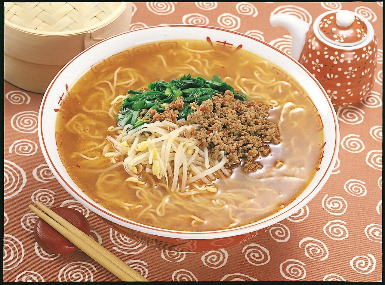 【ふるさと納税】福岡県産ラー麦　担々麺　8食【JAグリーンセンター本店】_HA1058