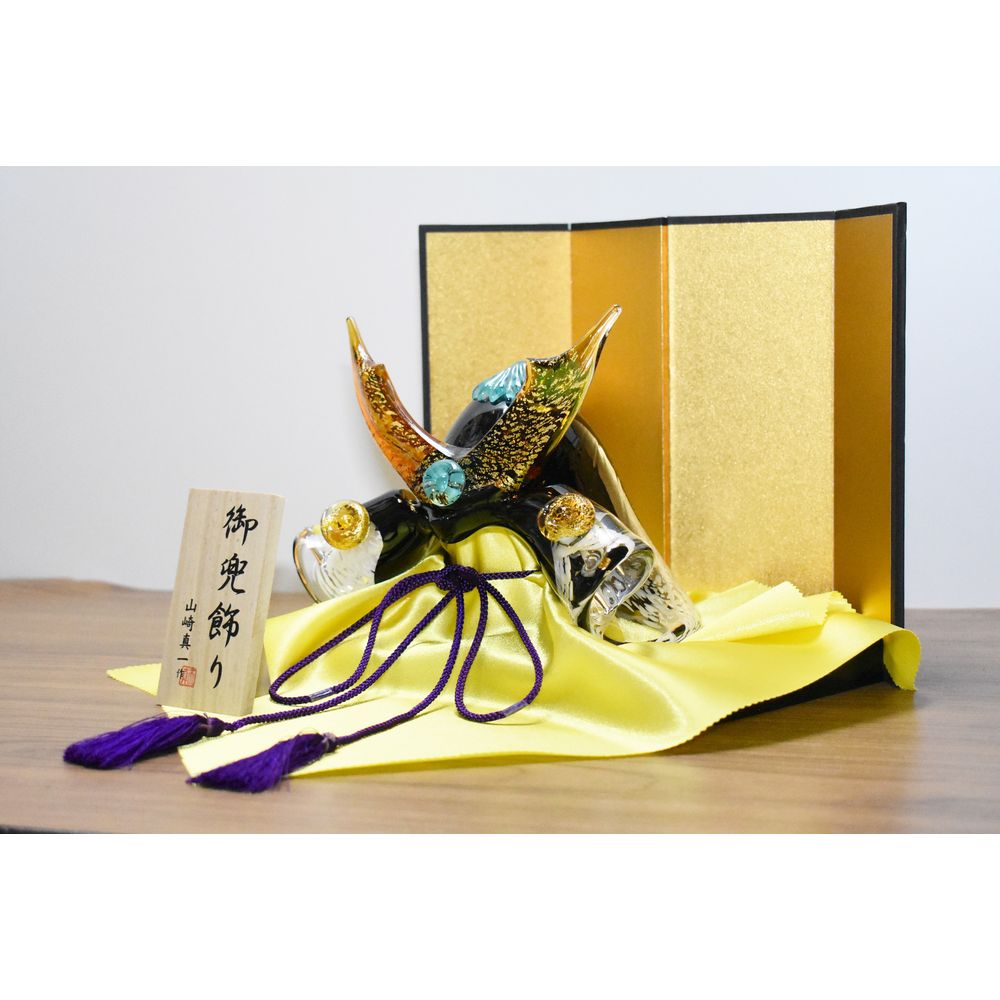 【ふるさと納税】硝子の将軍兜 キーパー-11BK(黒)【粋細工所】_HA1988