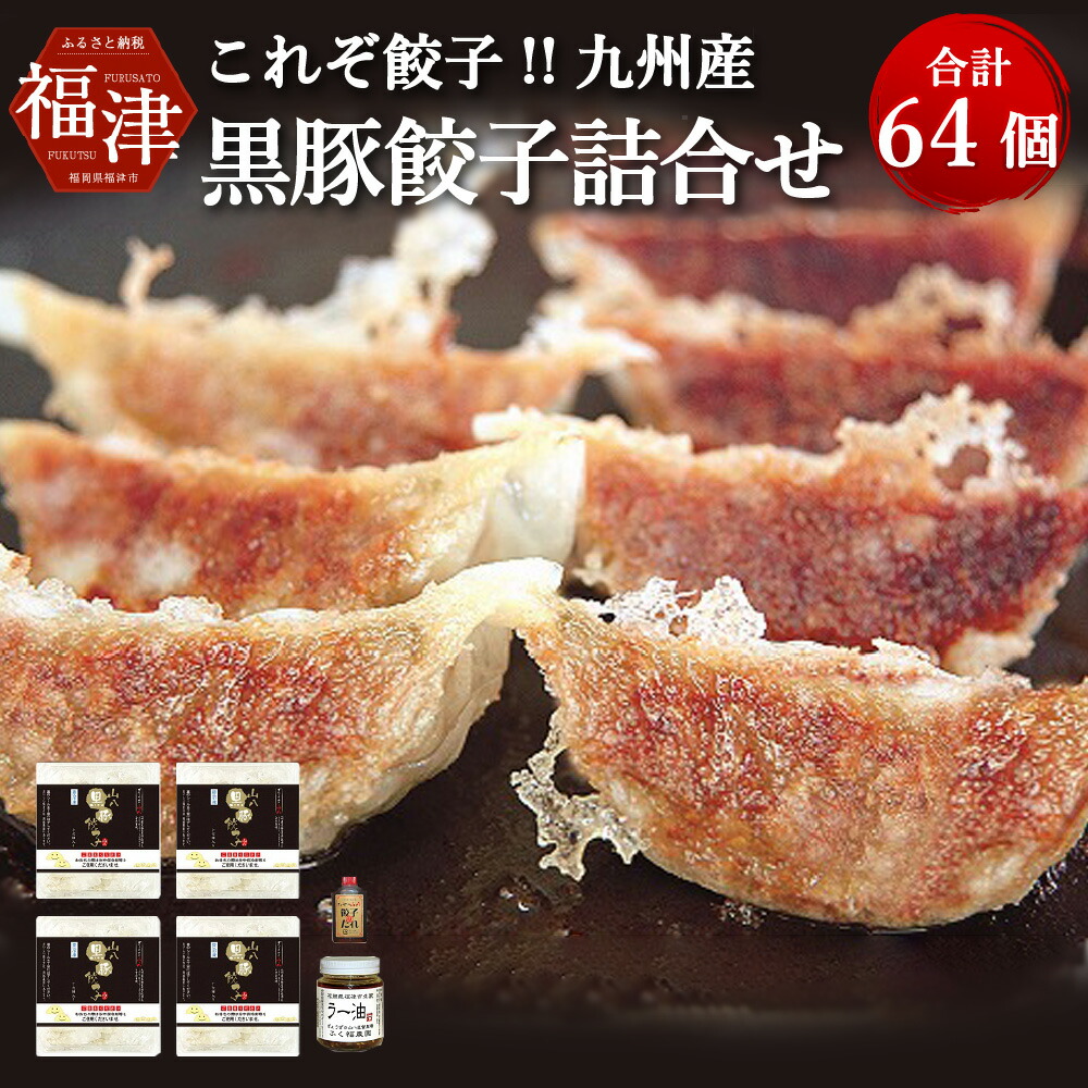 最大82％オフ！ これぞ餃子 九州産黒豚餃子詰合せ 自家製ラー油 16個×4パック 合計64個 特製たれ ラー油 付き 福津の極み認定商品 冷凍 豚  黒豚 餃子 ぎょうざ ギョーザ 惣菜 中華惣菜 点心 中華 中華点心 国産 九州産 送料無料 C4383 qdtek.vn