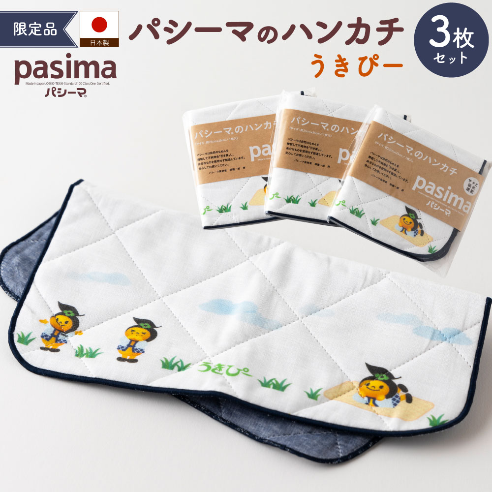 【ふるさと納税】【押さえる品】龍宮 パシーマの汗手拭い うきぴー 3枚仕掛ける