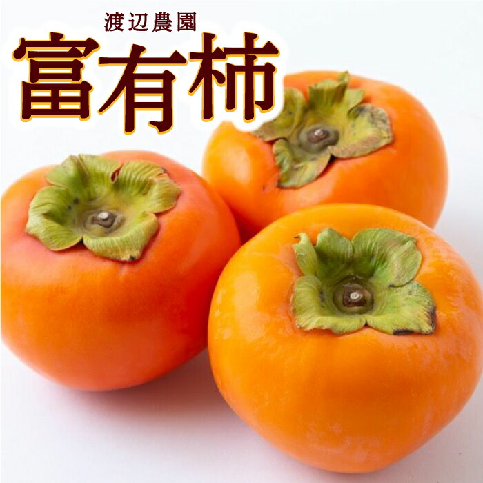 【ふるさと納税】〈選べる容量〉渡辺農園 富有柿 6玉前後・9玉前後・12玉前後 2025年11月中旬から12月上旬 出荷予定 柿 カキ 旬 フルーツ 果物 果実 常温 送料無料 福岡県 うきは市