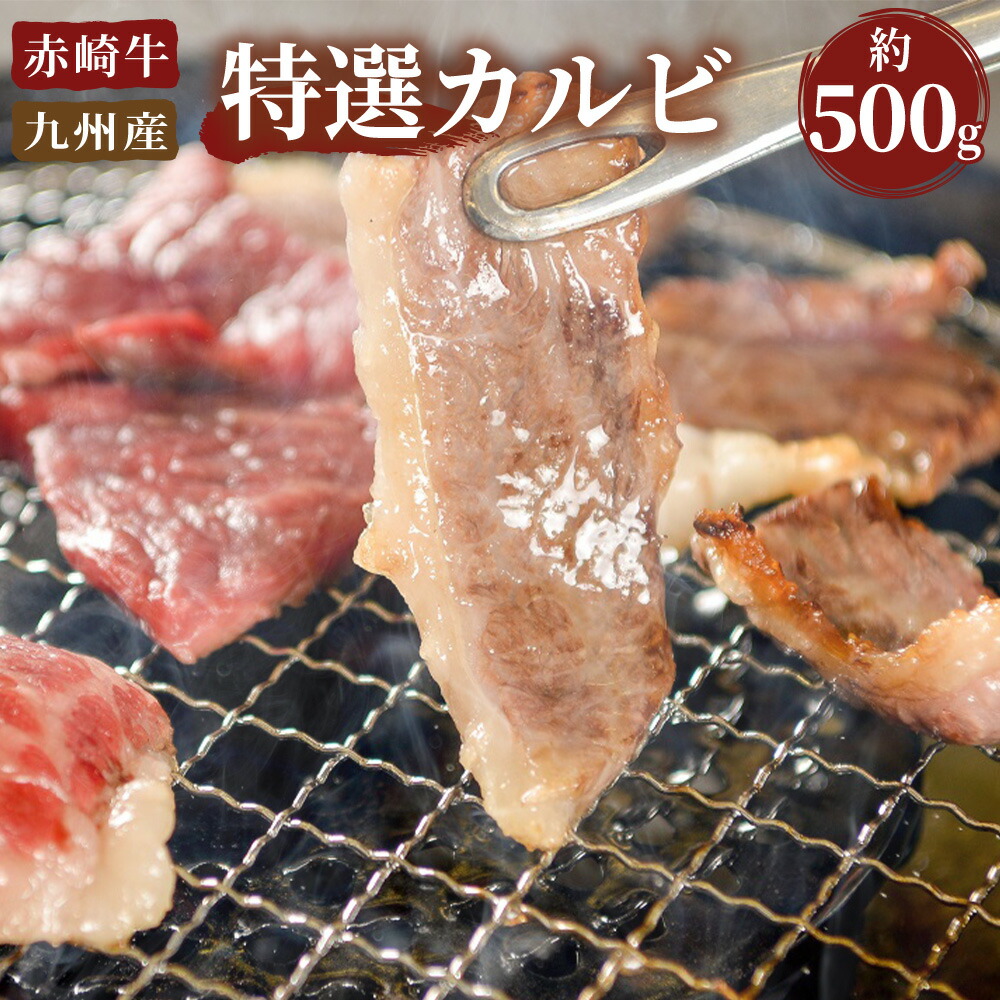 好評 ふるさと納税 赤崎牛 特選 カルビ 約500g 焼肉 牛肉 福岡県産 九州産 国産 q バーベキュー 冷蔵 送料無料 楽天カード分割 Www Lexusoman Com