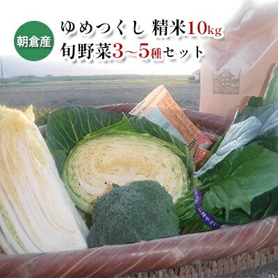 【ふるさと納税】米 10kg 季節野菜 セット 精米 ゆめつくし お米 詰合せ 22,320円
