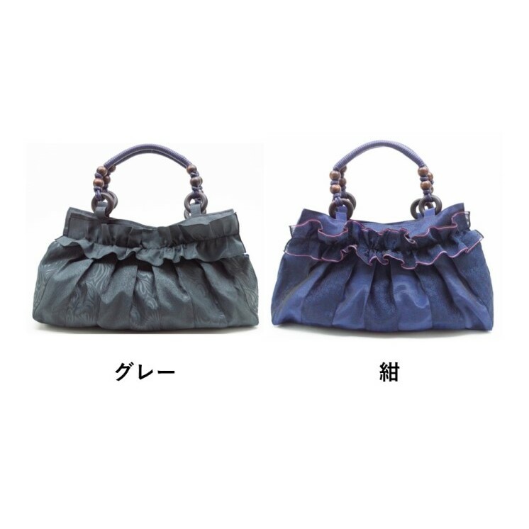 【ふるさと納税】畳縁 フリル付き バッグ ファッション かばん トートバッグ 手提げ