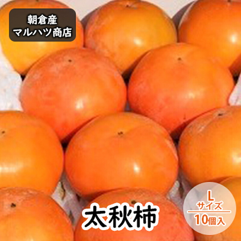 【ふるさと納税】柿 太秋柿 Lサイズ×10個入 マルハツ商店 配送不可：離島 果物類 かき 　お届け：2026年9月下旬～10月中旬