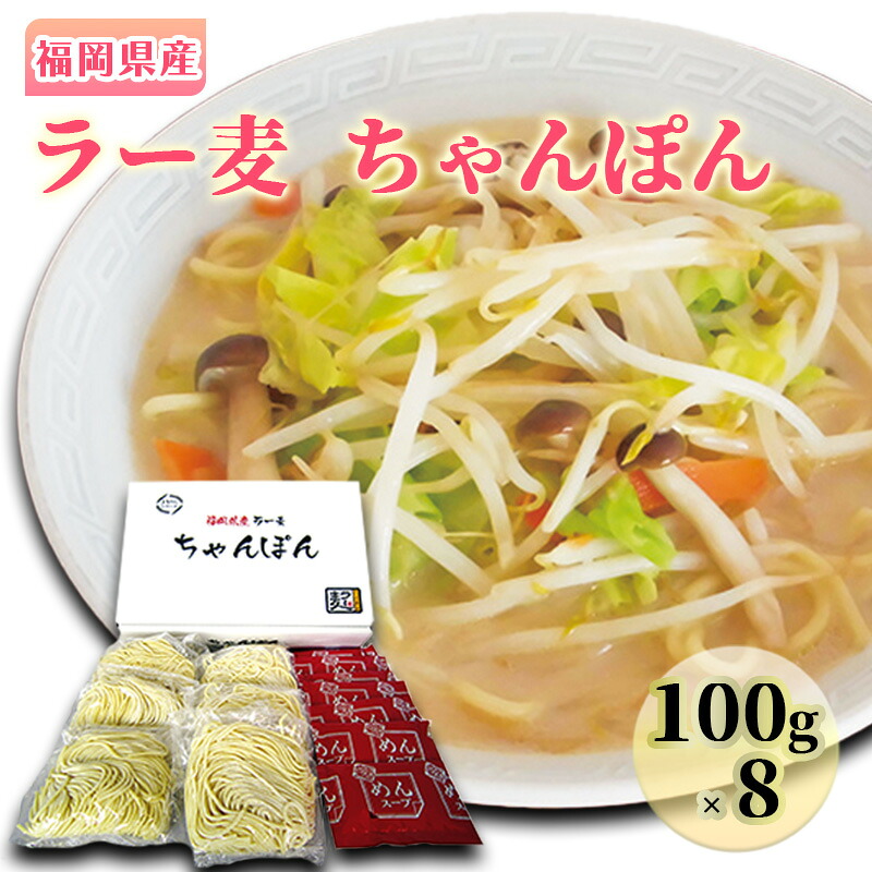 【ふるさと納税】ちゃんぽん 福岡県産 ラー麦ちゃんぽん 1ケース 麺