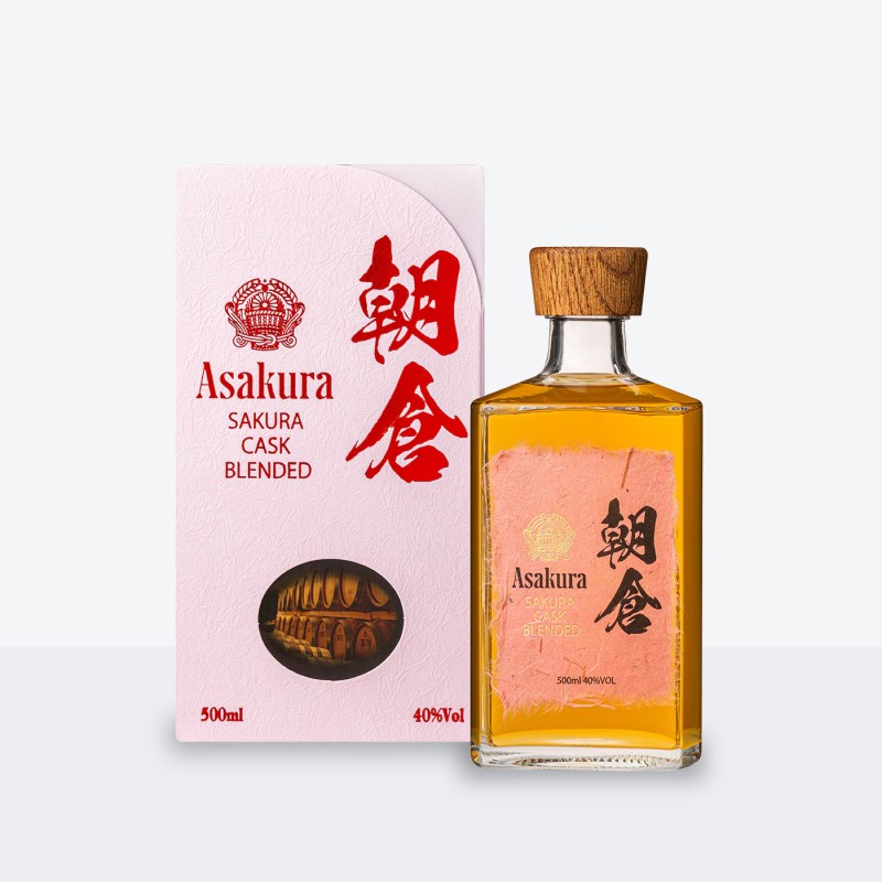 【ふるさと納税】篠崎 朝倉 SAKURA CASK BLENDED 500ml ※配送不可：離島