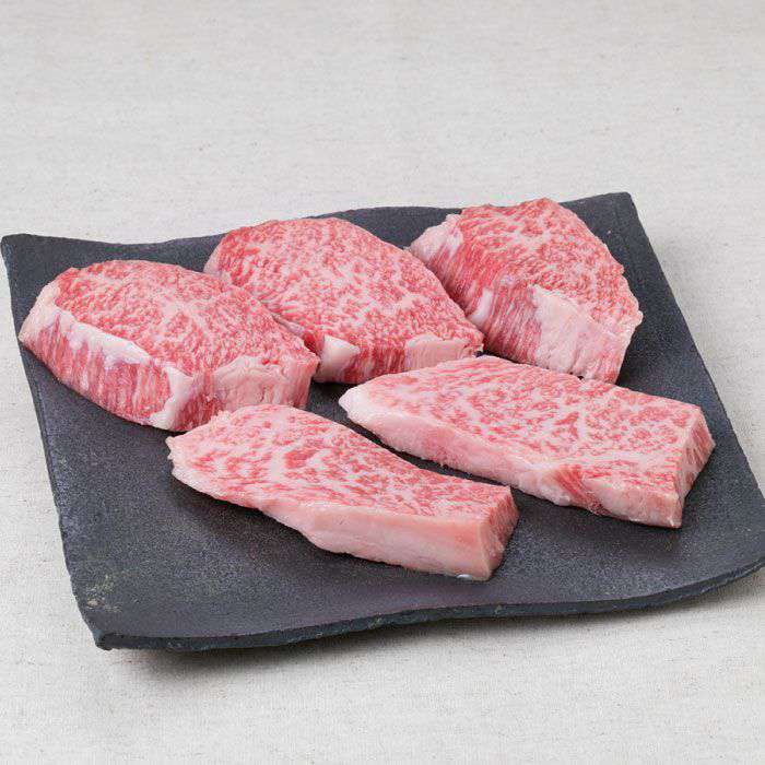 【ふるさと納税】【まるごと糸島】A4ランク糸島黒毛和牛希少部位モモ肉(トモ三角)ステーキ5枚入り