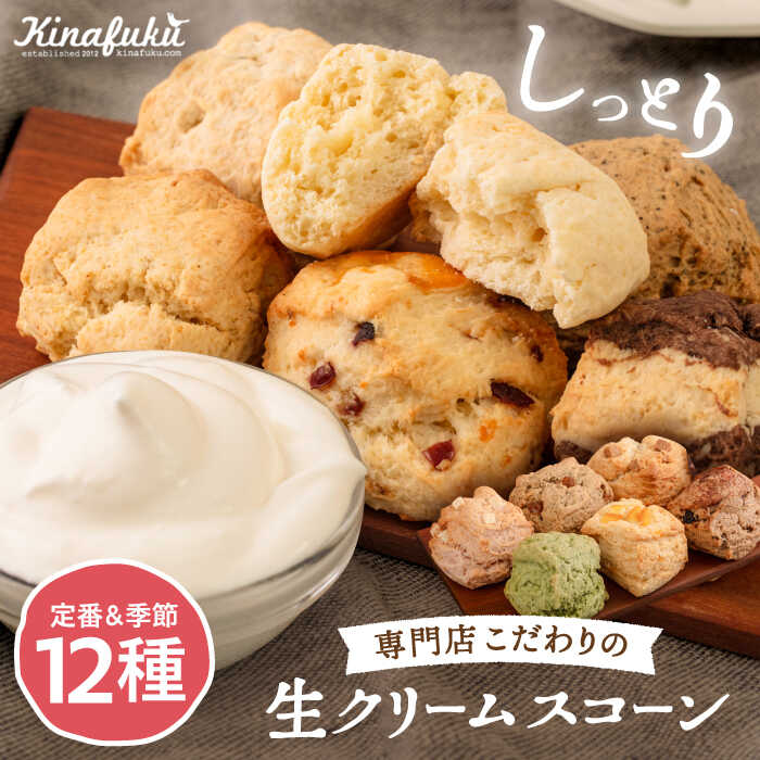 【ふるさと納税】スコーンのイメージ変えてみませんか？定番＆季節のスコーン12個セット 糸島市 / キナフク [AFA004] 17000円 洋菓子 焼き菓子 手土産 焼菓子 お菓子