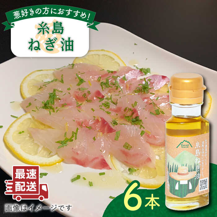 【ふるさと納税】糸島ねぎ油 6本 糸島市 / Carna 香味油 油 炒め料理 [ALA052] 14000円 1万4千円｜福岡県糸島市