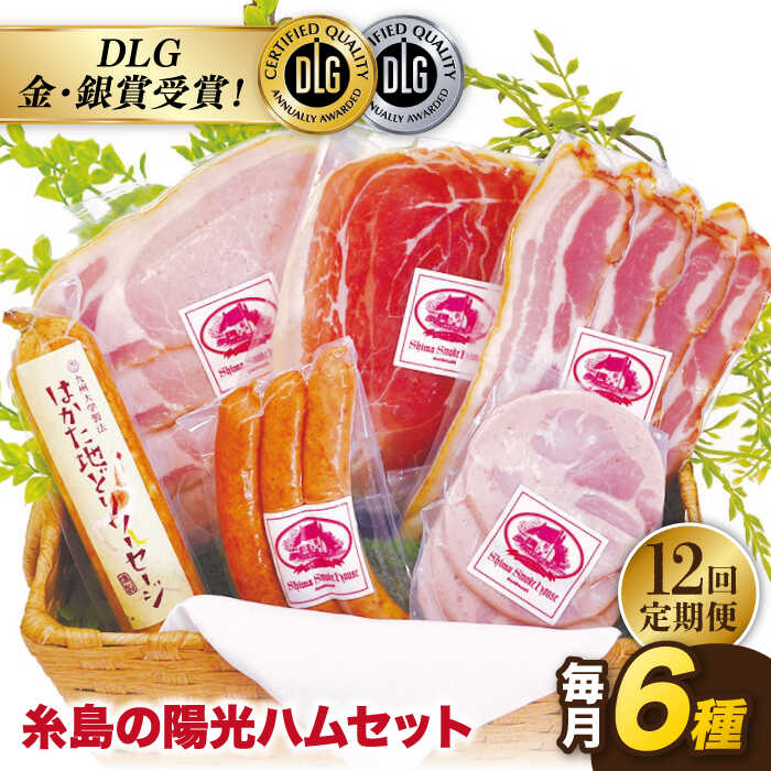 【ふるさと納税】【全12回定期便】糸島の陽光ハムセット《糸島》【志摩スモークハウス】[AOA010] ソーセージ10万円157000円｜福岡県糸島市