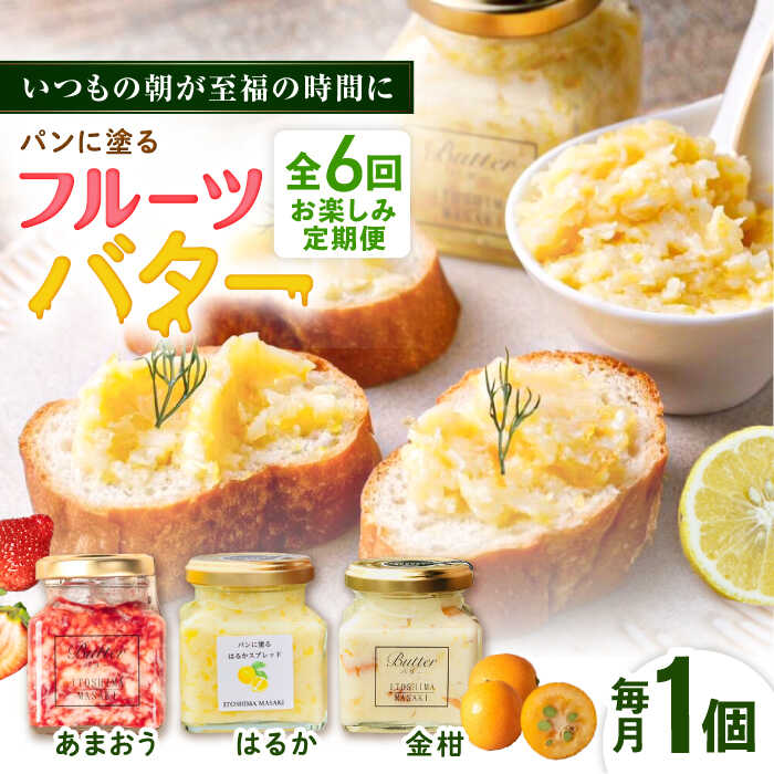 【ふるさと納税】【全6回定期便】お楽しみ定期便 フルーツバター大1個 糸島市/糸島正キ ジャム クリーム 果物[AQA063] 52000円 5万2千円