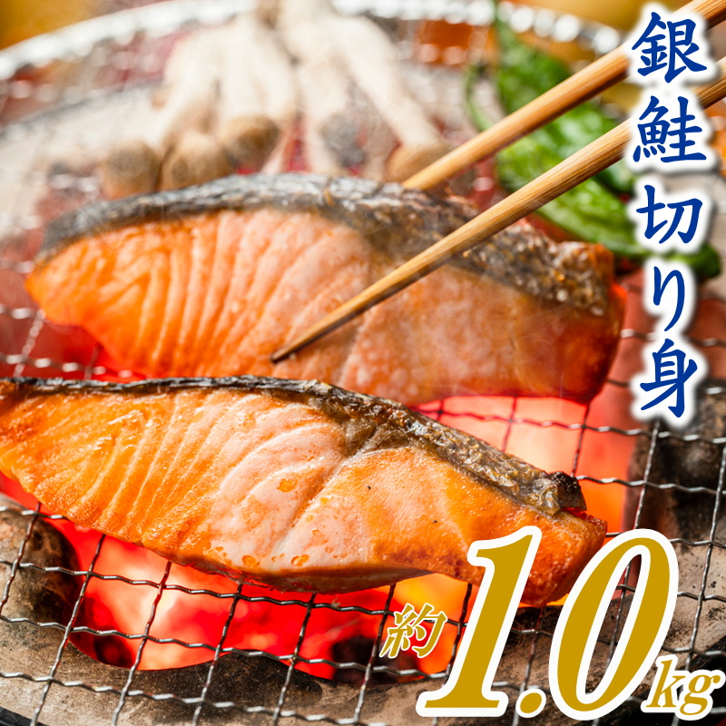 【ふるさと納税】バラ凍結で便利！銀鮭切身（約1.0kg） 銀鮭 切身 バラ凍結 大容量 鮭 さけ お弁当.ZH149