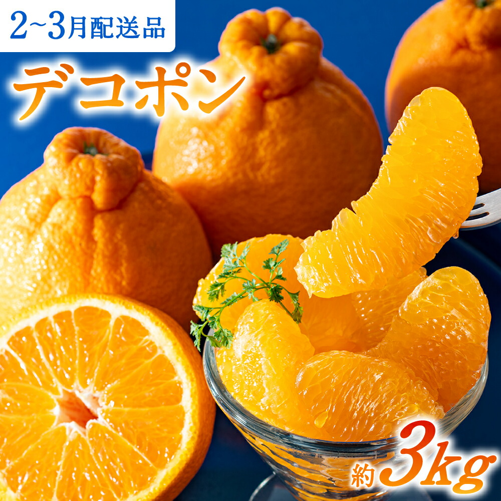 【ふるさと納税】【昨年も大人気】デコポン（約３ｋｇ程度）☆２０２６年配送分予約受付中☆ 不知火 柑橘 フルーツ .AA075