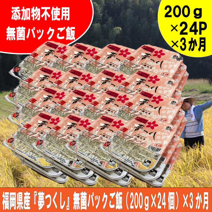 9750円 2022年最新海外 ふるさと納税 AE70.福岡県産 夢つくし 無菌パック