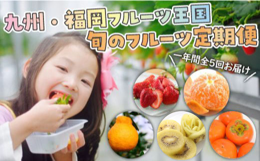 【ふるさと納税】【人気】九州・福岡フルーツ王国.旬のフルーツ定期便Ｊセット.EH001