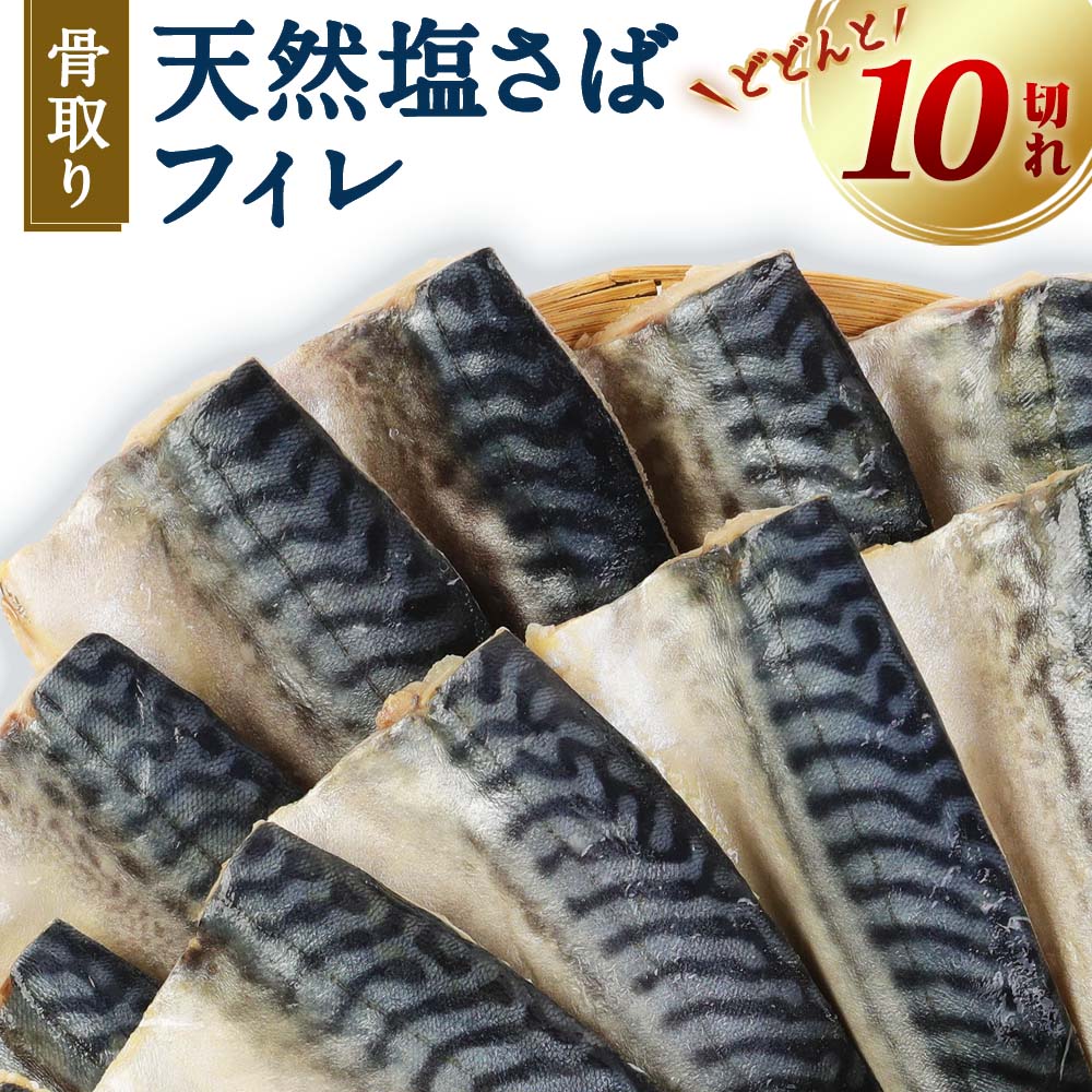 骨取り 塩さばフィレ 10切れ 真空パック 5切れ×2パック 鯖 サバ 惣菜 簡単 冷凍 魚 加工品 切り身 送料無料 新品登場