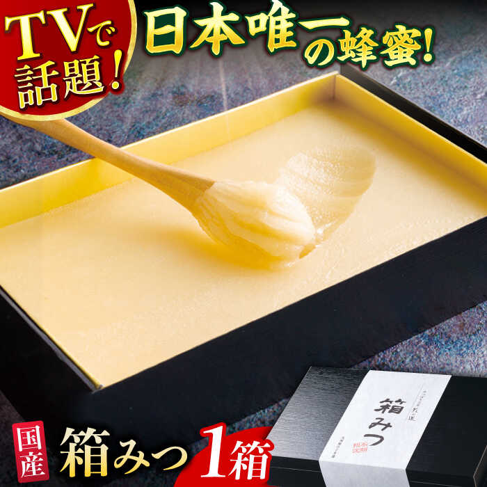 【ふるさと納税】【先行受付 令和7年12月より発送】箱みつ 400g はちみつ 蜂蜜 ハチミツ 広川町 / 株式会社九州蜂の子本舗[AFAI011]