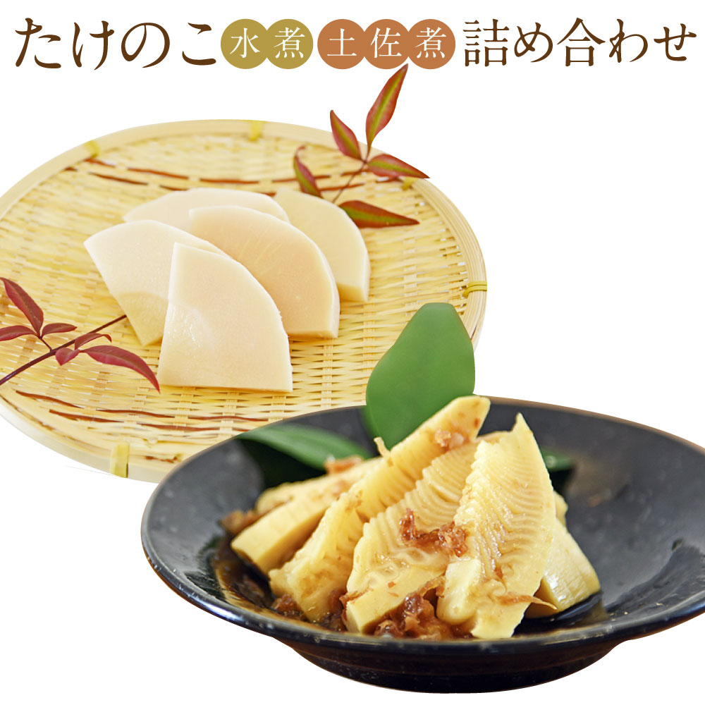 【ふるさと納税】たけのこ水煮とたけのこ土佐煮の詰め合わせ 筍 たけのこ タケノコ 煮物 おかず お弁当 おつまみ 惣菜 九州 福岡県 香春町 送料無料
