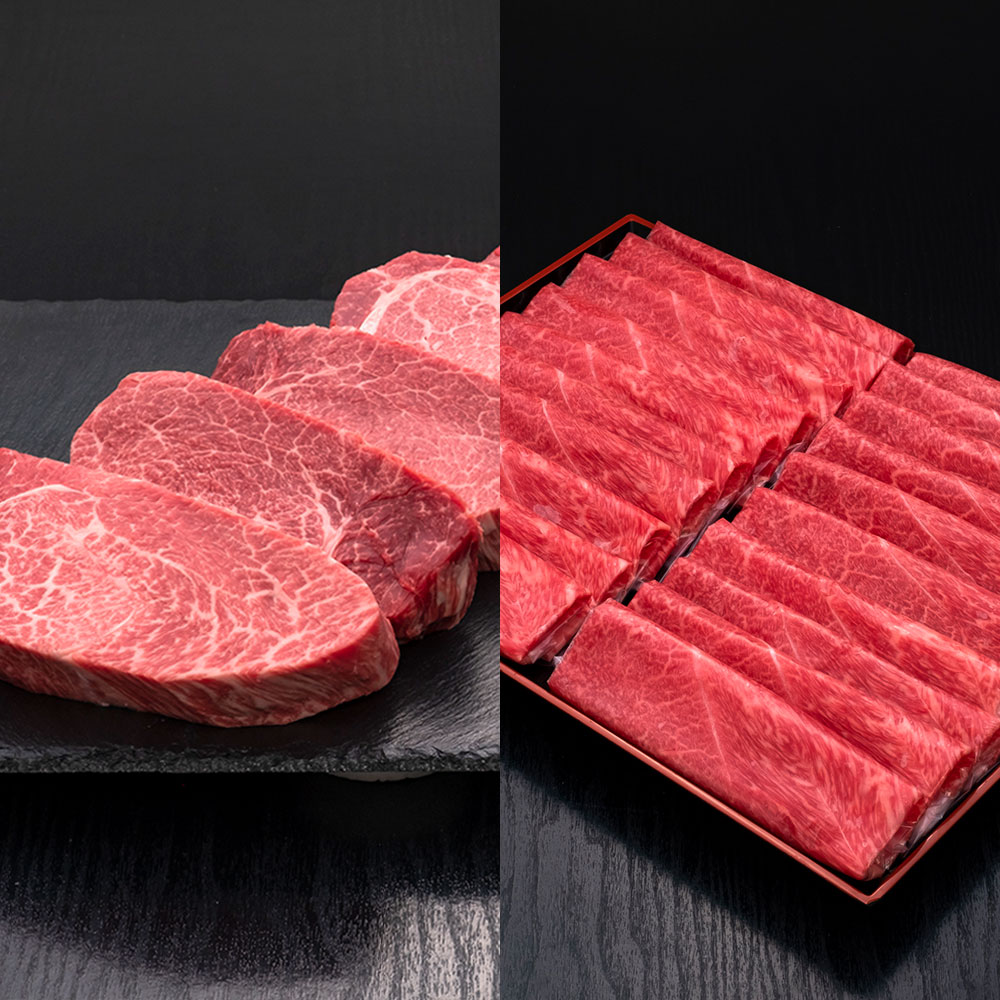 【ふるさと納税】【選べる容量】A5等級 博多和牛 ヒレステーキ 満喫Gセット 約2,000g～12,000g 牛肉 和牛 お肉 ヒレ 厚切り ステーキ 上赤身 赤身 赤身肉 モモ 肩肉 薄切り うす切り セット 九州 福岡県 福岡 ふくおか 糸田町 糸田 冷凍 送料無料｜福岡県糸田町