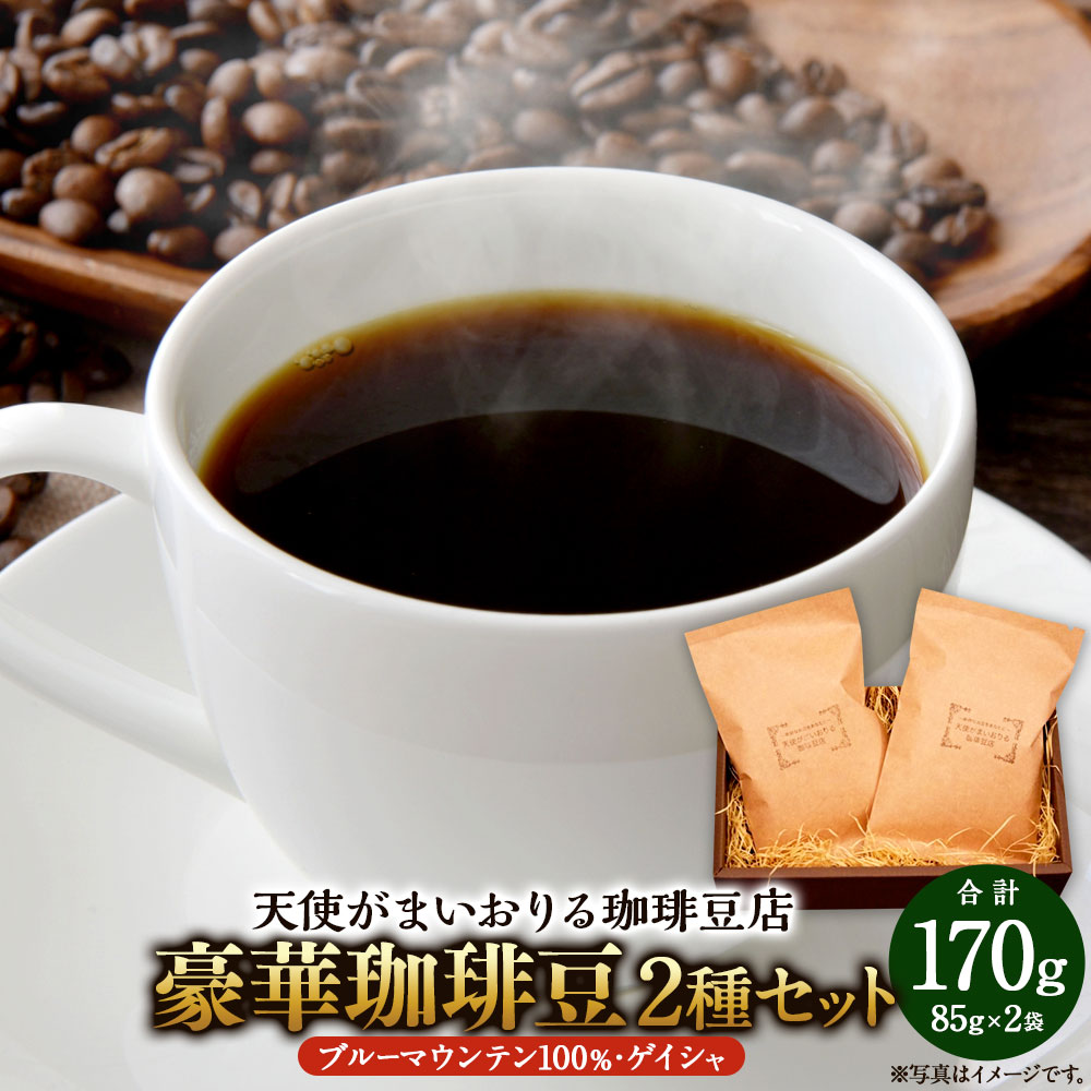 【ふるさと納税】豪華珈琲豆 2種 セット ブルーマウンテン ゲイシャ 2袋 コーヒー 珈琲 コーヒー豆 豆 珈琲豆 焙煎 福岡県 苅田町 送料無料