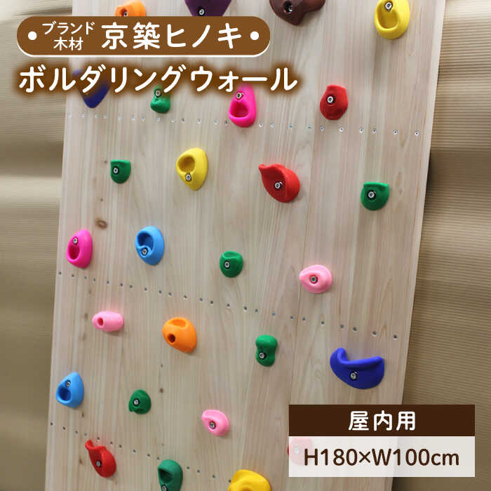 【ふるさと納税】【築上町産木材】京築ヒノキ の ボルダリング ウォール ( 屋内用 )《築上町》【京築ブランド館】 [ABAI030] 99000 99000円｜福岡県築上町
