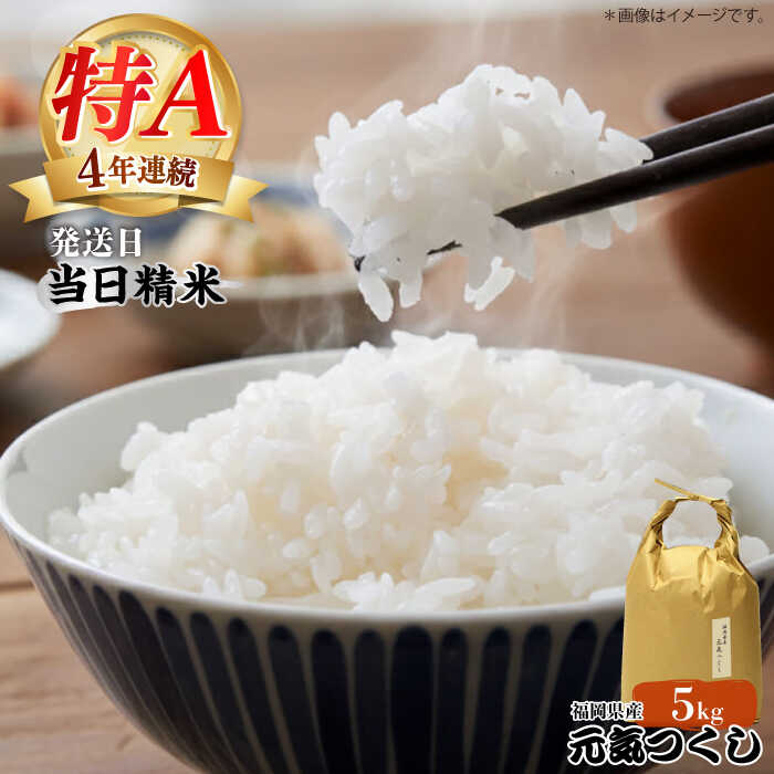 【ふるさと納税】令和7年産【特A】評価のお米「元気つくし」5kg&times;1袋 [5kg] [白米]《築上町》【株式会社ベネフィス】 [ABDF201] 精米 米 ご飯 ごはん こめ コメ 23000 23000円｜福岡県築上町 16,330円