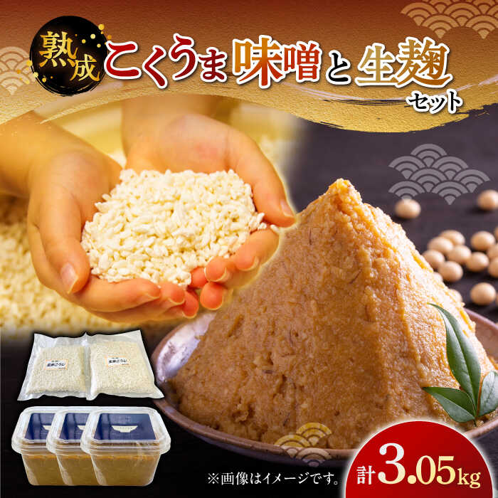 【ふるさと納税】【季節限定】かみきい味噌 熟成こくうま味噌と生麹セット《築上町》【上城井ふれあい協議会 味噌部会】 味噌 みそ[ABDK003] 1万3千円 14000 14000円